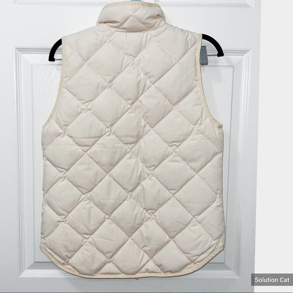 New J.CREW Excursion Quilted Down Vest Size 00 - Picture 3 of 7